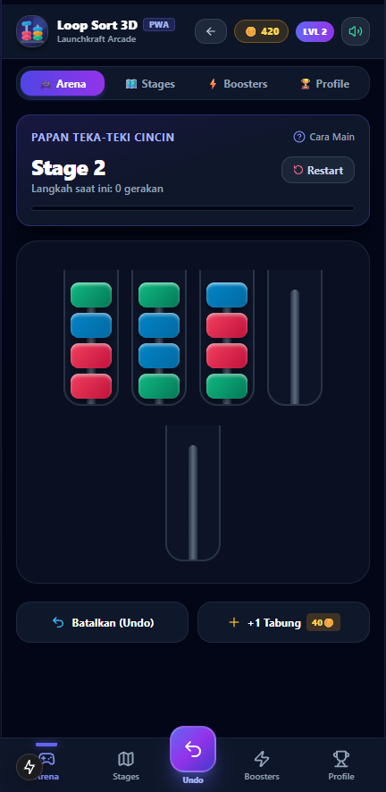 Loop Sort 3D screenshot 3